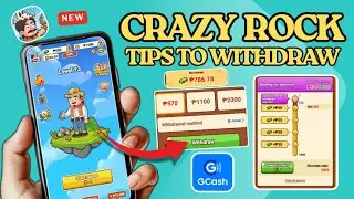 CRAZY ROCK | TIPS TO WITHDRAW GREEN MONEY | FREE EARNING APP | LEGIT PAYING APP GCASH 2025.