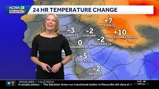 Northern California forecast: A few foothill & Sierra showers today