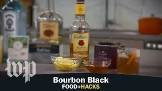Bourbon Black Boozy Iced Tea Cocktail | Mary Beth Albright's Food Hacks