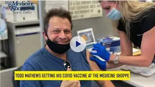 Todd Matthews getting a Covid Shot