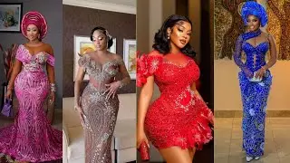 Latest😲Unique Lace Styles for Elegant Ladies | Trending Lace Outfit Ideas To Wear | Owambe
