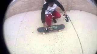 Adrian Cacho- Tre flip trick tip.