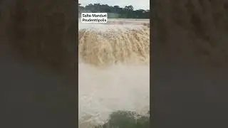 O Salto Manduri &eacute; a cachoeira mais pr&oacute;xima do centro de Prudent&oacute;polis (12km). #bomdia