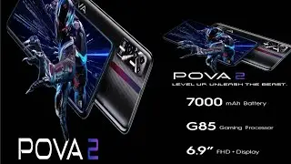 POVA 2 // 6 GB 128 GB // GAMING PHONE // DUAL SIM // PTA APPROVED//AVAILABLE FOR SALE