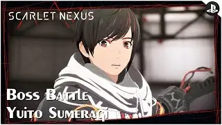 SCARLET NEXUS Boss Battle #2 - Yuito Sumeragi First Battle (Kasane Route) PS5