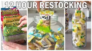12 Hours of Restocking ASMR ✨ Oddly Satisfying Organizing, Cleaning, Restocking Live Stream to Sleep