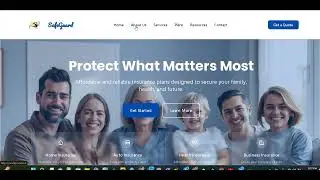 Insurance website design