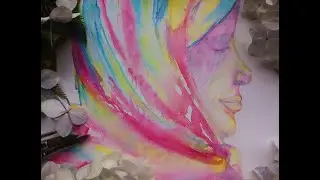 humble moments. expressive watercolor art in under 20 minutes