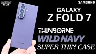Сверхтонкий чехол Wildy Navy от Thinborne для Galaxy Z Fold 7