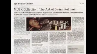 MUSK COLLECTION - The Art of Swiss Perfume. Made in Switzerland, Manufactory, High-quality Assurance