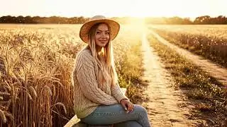 Country Relax - Drift Away with Soft Country Guitar in a Field of Dreams