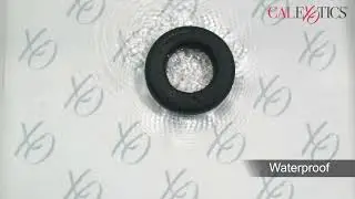 CalExotics Link Up Optimum Vibrating Cock Ring Set   Black