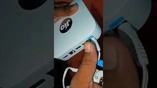 HDMI PORT 🌞 Insert in JIO AIRFIBRE Set top box #technopandey @YouTube #shorts #trending #viral