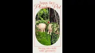 Mini Swing Face Planter Pot