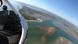 Flexwing flight along the Solent