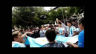 FESTEJO EN BOLIVIA ARGENTINA CAMPEON MUNDIAL 2022
