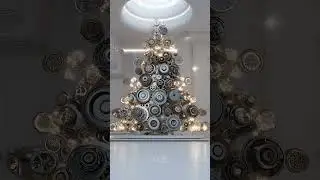 Metallic Trees | Calm Interior Design Short with Neutral Music #shorts