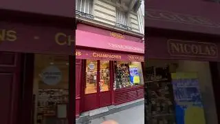 Nicolas Wine Champagne and Spirit Shop in Paris