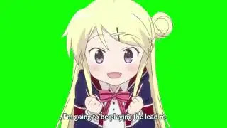 Karen Kujo Kiniro Mosaic GREEN SCREEN