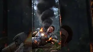 Iron Man Explodes in Jungle 💥 | Hulk Saves Him😱#shorts #IronMan #Hulk #Marvel #Superhero#viral