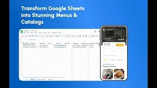 Sheet To Menu