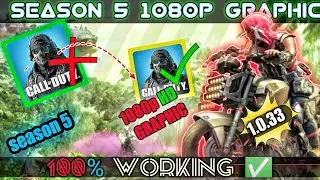 How to download 1080p graphic codm 5s | HOW TO UNLOCK MAX GRAPHIC in cod mobile  | fix lag config