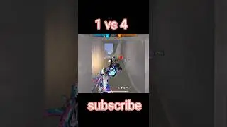 1vs4 free fire short video #shorts  #freefire tp fuckra ristar shanu 444 video viral kasa kra