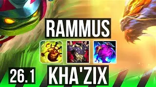 RAMMUS vs KHA'ZIX (JGL) | KR Master | 26.1