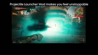 Cyberpunk 2077 is fun with mods - Projectile Launcher Mod