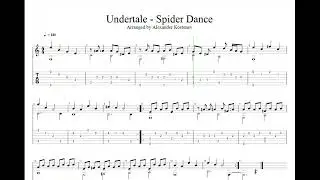 Undertale - Spider Dance (Guitar Tabs)