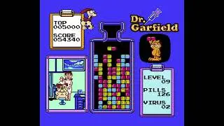 Dr. Garfield (NES/Famicom, Game Boy, Game Boy Color, Mesen HDPacks NES) Gameplay (Dr. Mario clone)