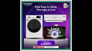 Check out the latest #LovedInIndia Independence Day deals and make your home a #ThomsonHome.