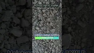 Urban mining・Minor metal sludge drying, Low temperature drying for recycling / KENKI DRYER #shorts
