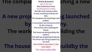 Active🔥passive of Past perfect tense, #englishgrammar #viral #education #shortsvideo #english