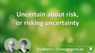 Uncertain about risk, or risking uncertainty