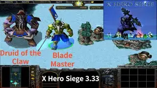 X Hero Siege 3.33, Druid of the Claw & Blade Master Extreme, Level 4 Impossible ,8 ways Dual Hero