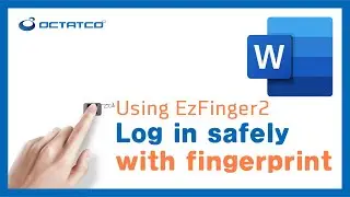 MS Word web app safely using EzFinger2.