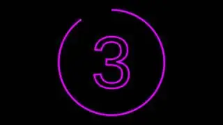 CRF-Bg | Countdown From 10-0 | Timer Numbers In Circle Spinning Form