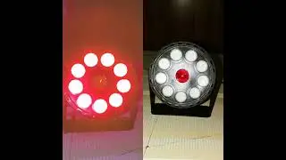 Multicolored 9 par light (7 colors)