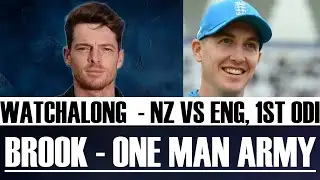 LIVE - NZ VS ENG | GREAT CENTURY  BY BROOK | ONE MAN ARMY | CAN NZ CHASE 224?