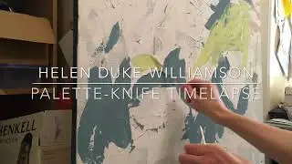 Abstract Palette Knife Painting | Timelapse | Helen Williamson Art