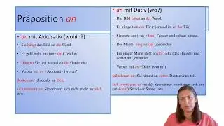 Wechselpr&auml;positionen - mit Dat. und Akk.: an, auf, in, hinter, neben, &uuml;ber, unter, vor und zwischen