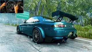 G29 Wheel vs Nissan Silvia S14 &ndash; Realistic Handling in The Crew Motorfest!