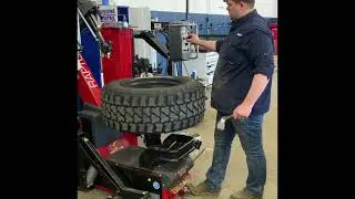 How to mount big custom rims without scratching or damaging them on a Corghi tire changer