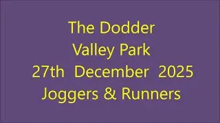 Dodder Valley Park Runners & Walkers Tallaght  December 27th 2025