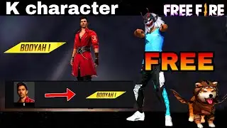 How to get free K character in Free Fire 2021
