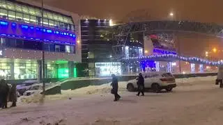 Прогулка возле Метро Домодедовская, г. Москва, 11.12.2023