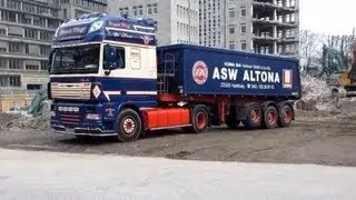 BAUSTELLENKIPPER DAF XF105 FRANK WULF HAMBURG