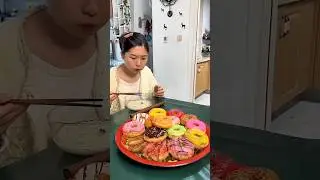 Chinese food mukbang food change burnout bargar funny comedy eating #mukbang