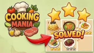 Cooking Mania Levels 1-5 | European Menu | Every Puzzle Solved! 🎯